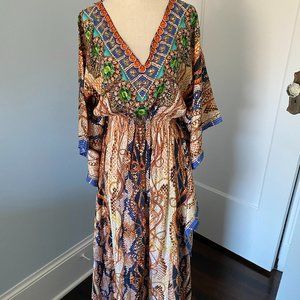 Silky Caftan Maxi. Size S
